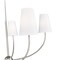 Z-Lite Shannon Chandelier, 5-Light, 32 In.W x 16.5 In.H, Brushed Nickel/white 3040-32BN - alternate 3